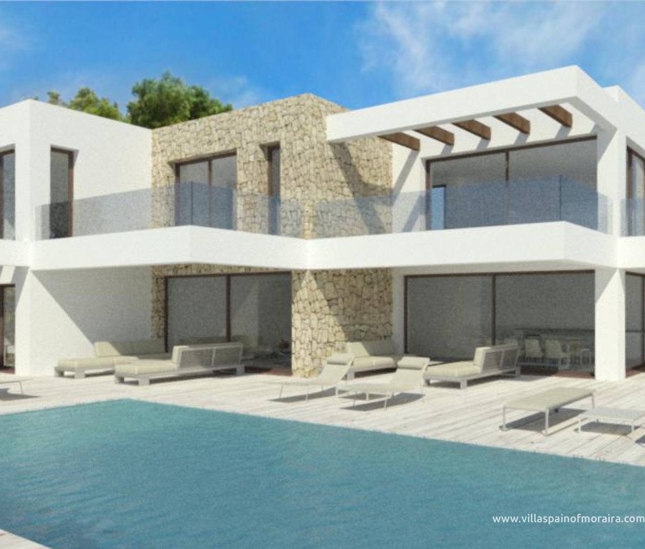 Nieuwe villa in Moraira te koop